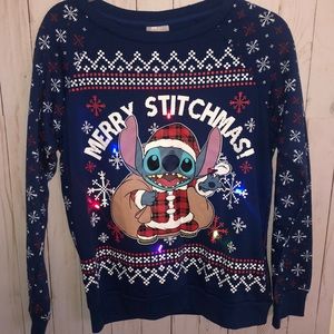 Disney | Tops | Disney Merry Stitchmas 